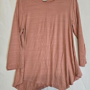 Cupio Women's Dusty Rose Tunic Top